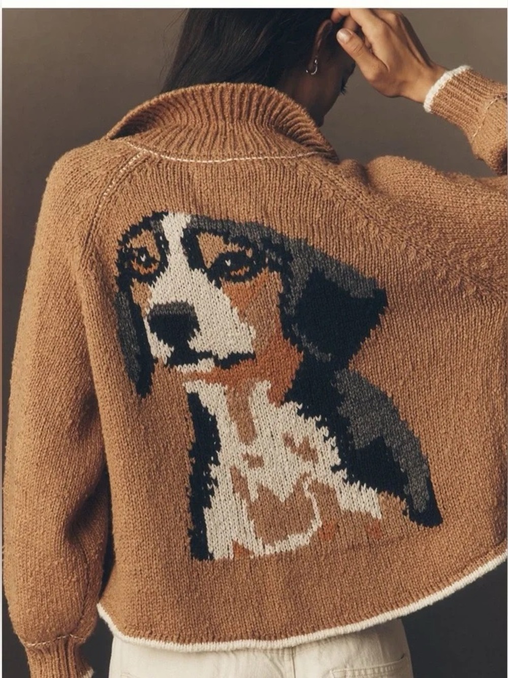 Jesse’s Dog Icon Cardigan Sweater by Pilcro NWT Sz XL - Picture 6 of 9